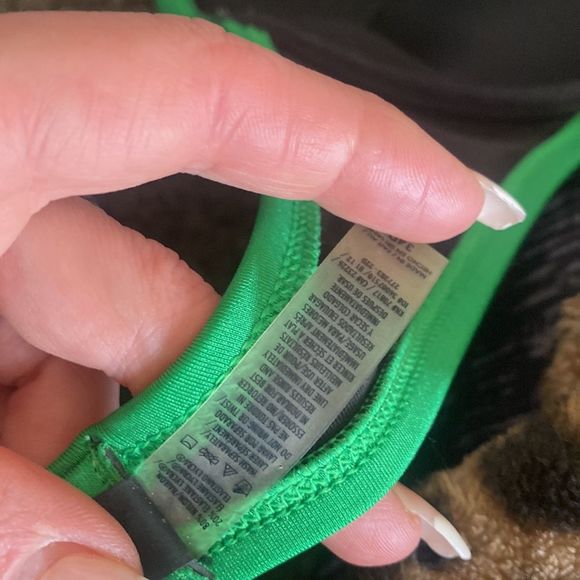 Victoria’s Secret BOMBSHELL Bikini Swim Bra Panties swimsuit Kelly Green RARE - Picture 11 of 11
